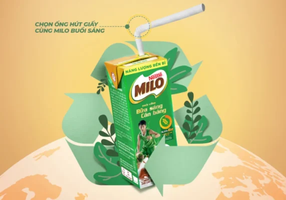 Ống hút giấy - Hành trình chạm đến tương lai xanh của Nestlé MILO