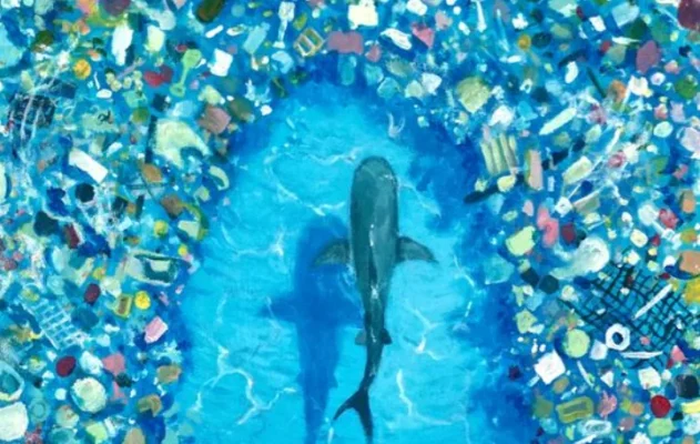 Tranh vẽ nói không với rác thải nhựa - dùng nghệ thuật để kêu gọi