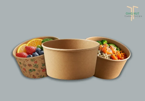 Tô giấy Kraft đựng cơm, phở giá rẻ, sỉ lẻ mua ở đâu?