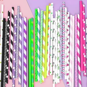 Ống hút giấy nhiều màu cao cấp, tiện lợi, giá sỉ, đủ size 