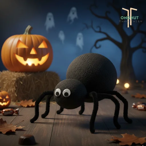 9+ Cách làm con nhện halloween dễ thương, đơn giản ngay tại nhà
