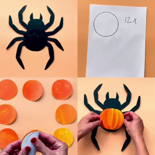 9+ Cách làm con nhện halloween dễ thương, đơn giản ngay tại nhà