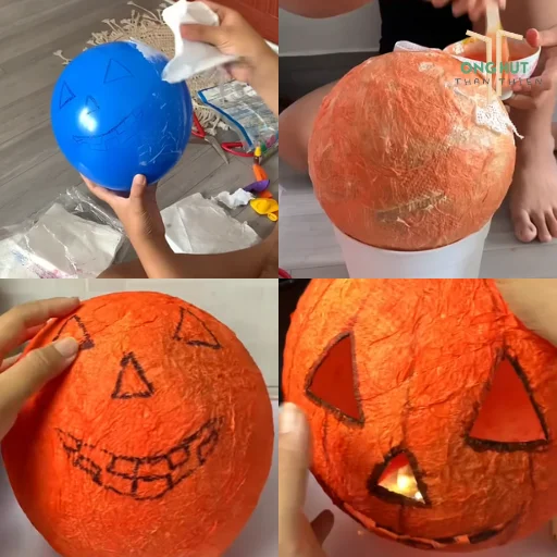 5 Cách làm đèn bí ngô halloween handmade đơn giản tại nhà