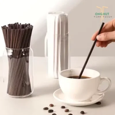 Ống hút cà phê nóng