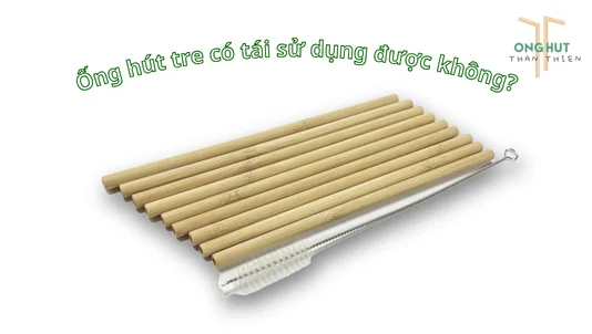 Ống hút tre có tái sử dụng được không?