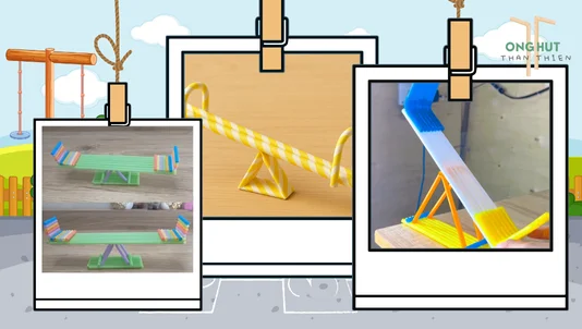 Hướng dẫn chi tiết cách làm cầu bập bênh bằng ống hút đơn giản, sáng tạo cho bé