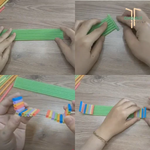 Hướng dẫn chi tiết cách làm cầu bập bênh bằng ống hút đơn giản, sáng tạo cho bé