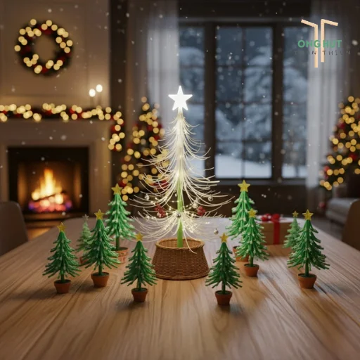 5 Cách làm cây thông Noel bằng ống hút siêu dễ, đơn giản, cực độc đáo