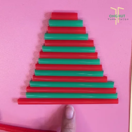 5 Cách làm cây thông Noel bằng ống hút siêu dễ, đơn giản, cực độc đáo