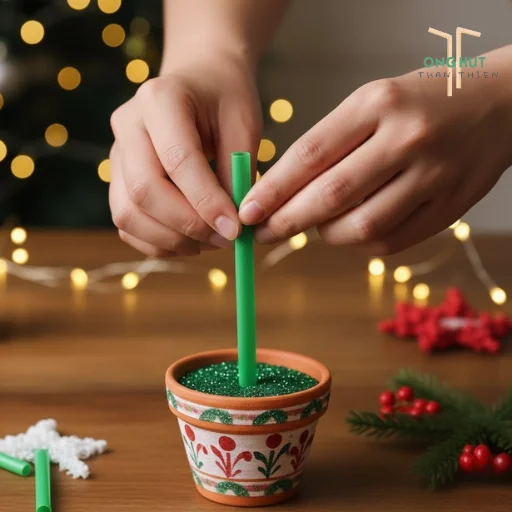 5 Cách làm cây thông Noel bằng ống hút siêu dễ, đơn giản, cực độc đáo