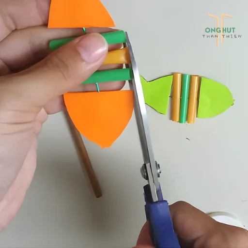 Cách làm con cá bằng ống hút tái chế sáng tạo, cực dễ cho bé tại nhà