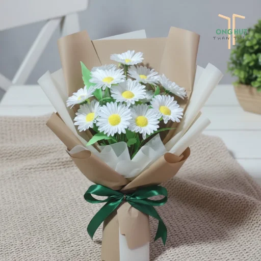 Tổng hợp 3 cách làm hoa cúc bằng ống hút đơn giản, siêu dễ, đẹp như thật