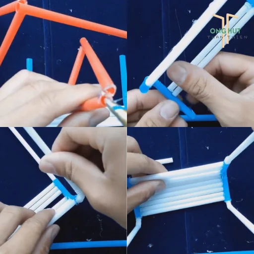 Cách làm xích đu bằng ống hút dễ thương, cực đơn giản tại nhà cho bé