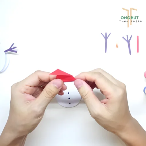 Hướng dẫn làm người tuyết bằng giấy đơn giản, cực dễ cho mùa Noel