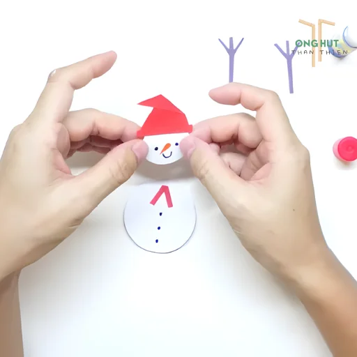 Hướng dẫn làm người tuyết bằng giấy đơn giản, cực dễ cho mùa Noel