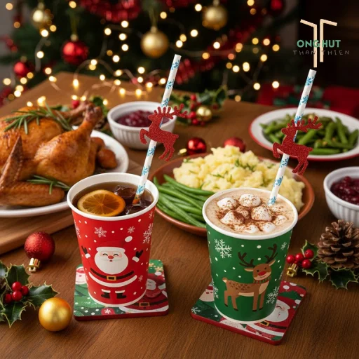 15+ Ý tưởng trang trí Noel cho quán ăn đẹp, nổi bật giúp thu hút khách